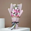 Elegant Roses Bouquet - With Fruit Cake