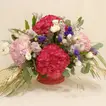 Exotic Mixed Flowers Circular Box