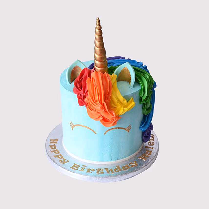 Little Pony Unicorn Vanilla Cake