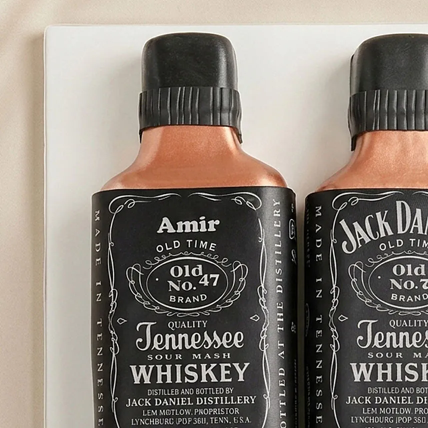 Jack Daniels Fondant Cake Chocolate