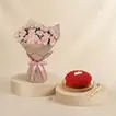 24 Pink Carnation Flower Bouquet