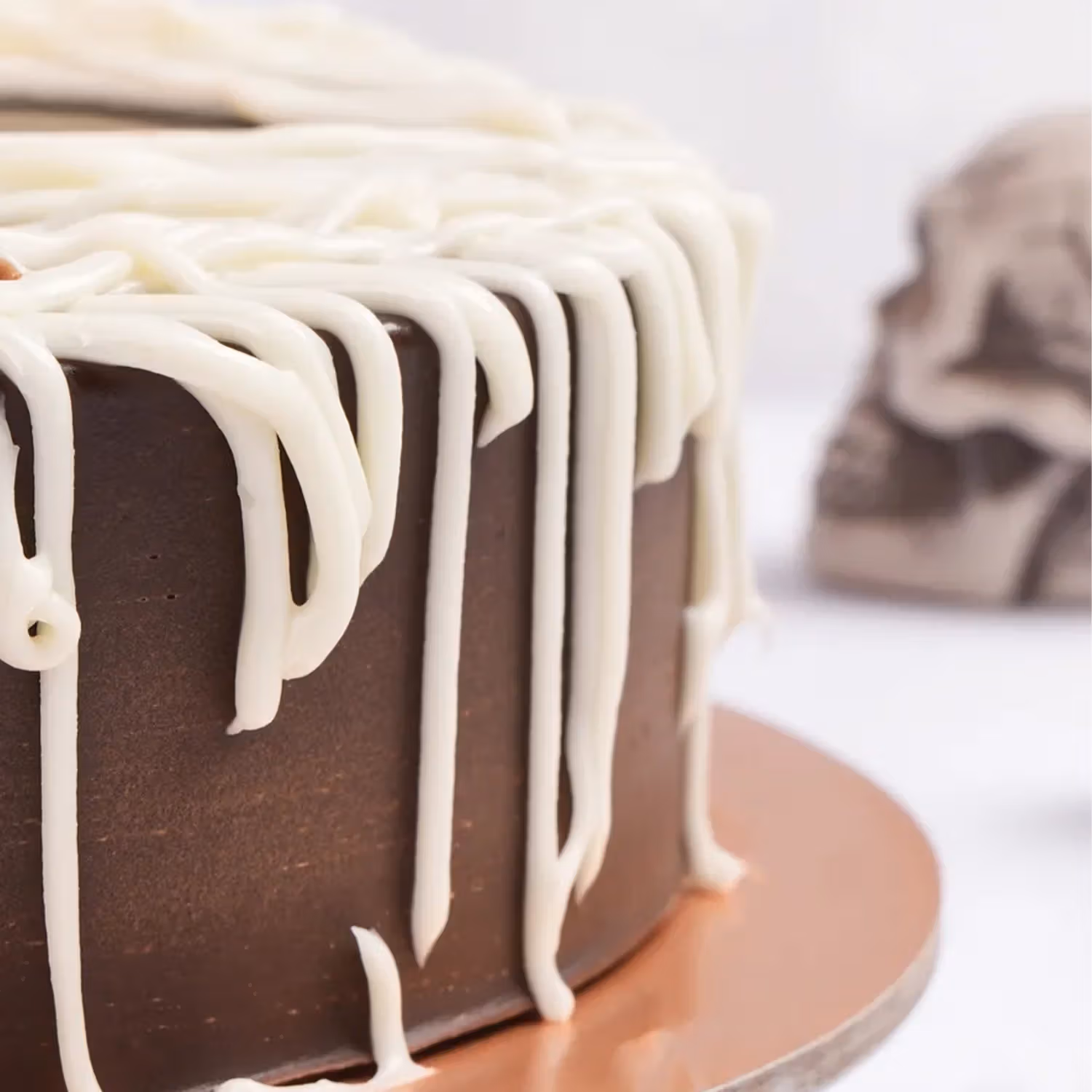 Spooky Halloween Mummy Chocolate Cake