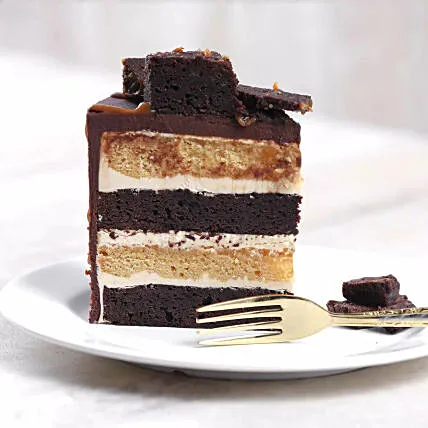 Decadent Brownie Caramel Cake - Perfect for Celebrations