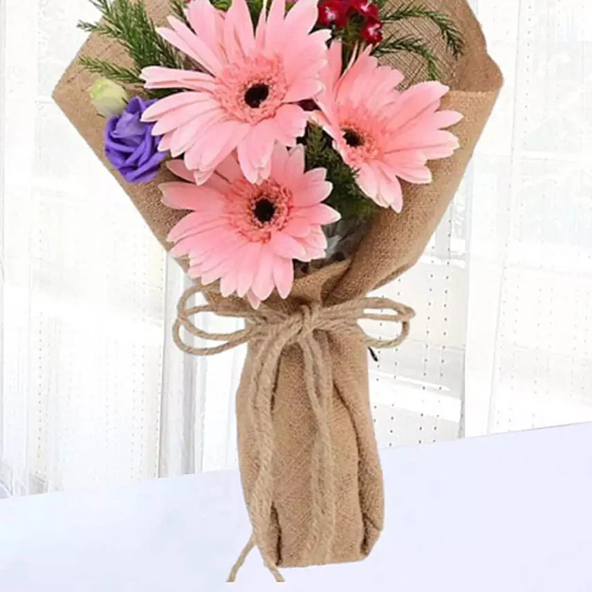 Pink Gerberas Chic Bunch Standard