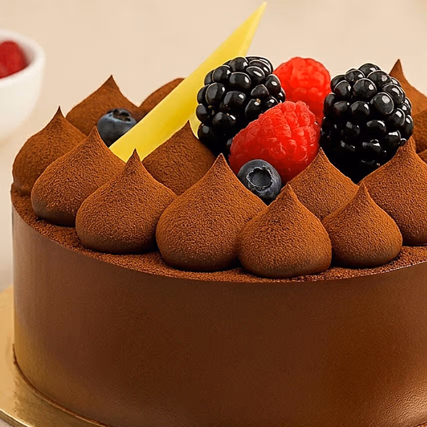 Chocolate Truffle Cream Cake- 6 Inches