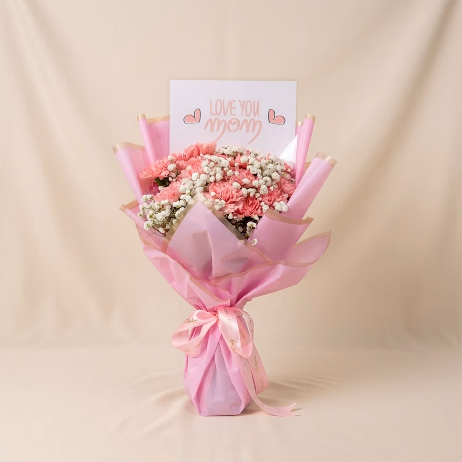 Mothers Love Pink Carnations Bouquet