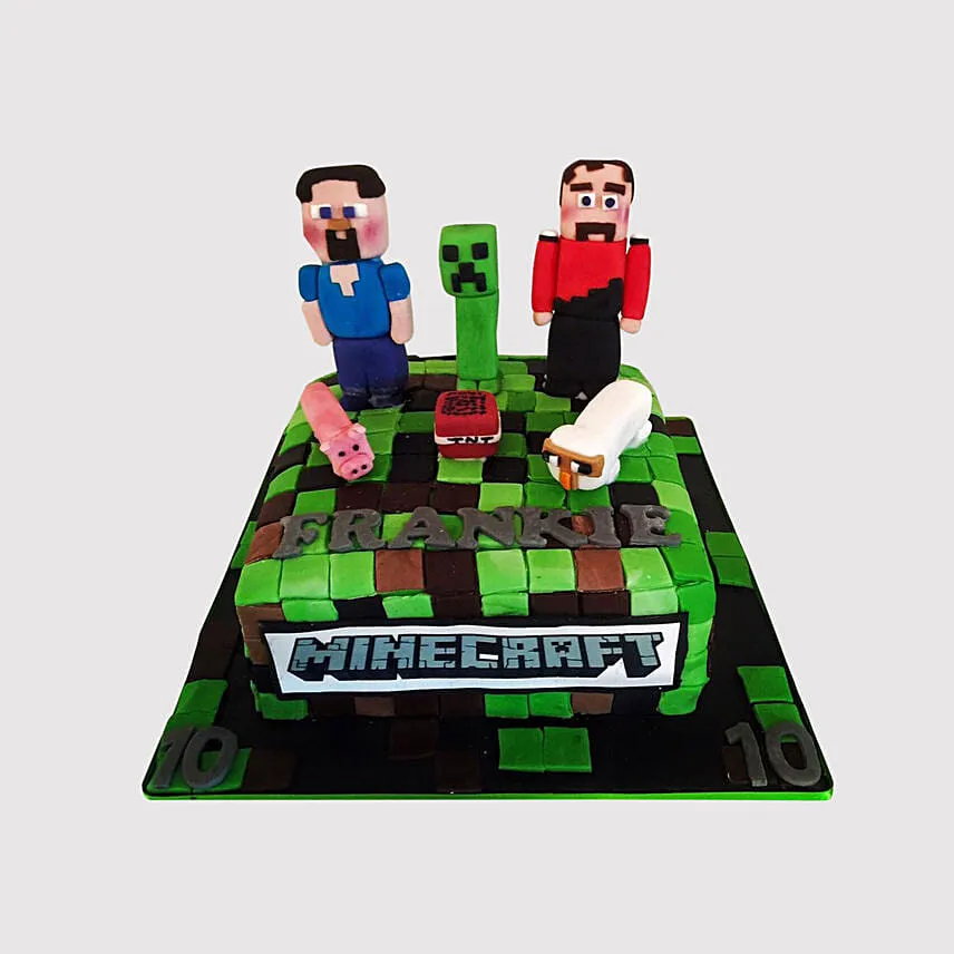 Minecraft Game Cake