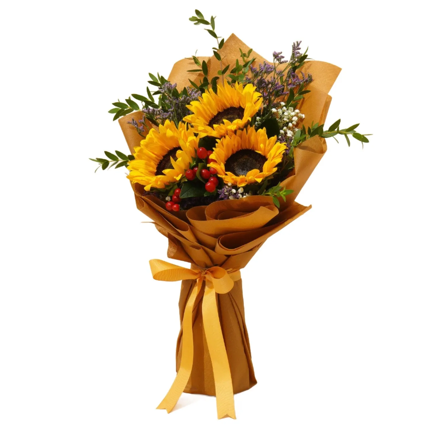 Mesmerising Sunflowers Beautifully Tied Bouquet