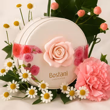 Bostani Rose Box Flower Vase - Flowers n Chocolate