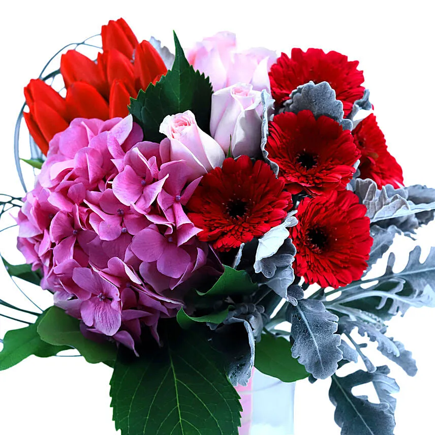 Adorable Mixed Flower Arrangement