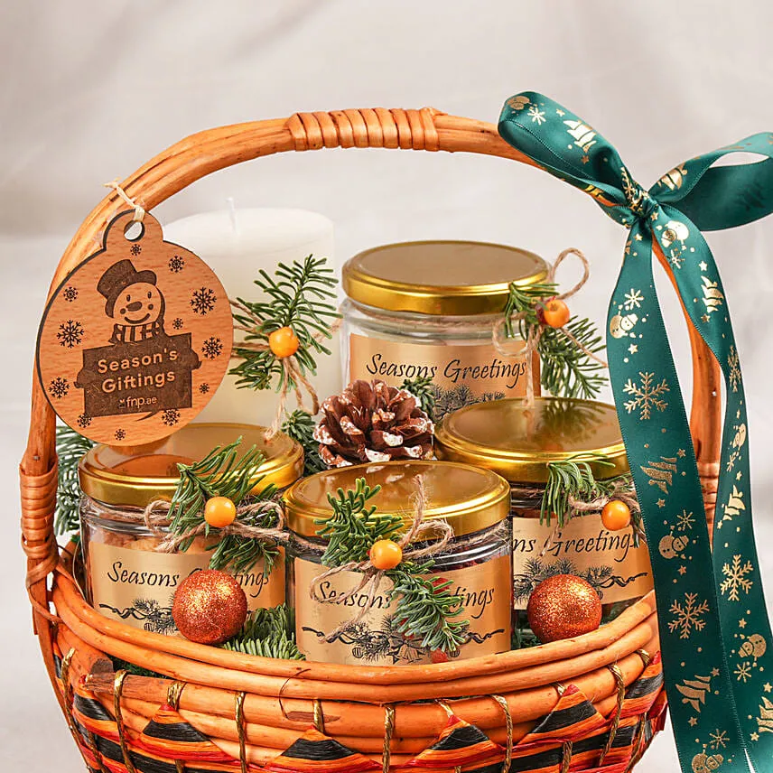 Seasons Greetings Basket