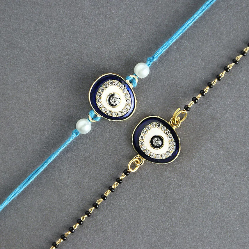 Feng Shui Guardian Evil Eye Rakhi for Bhaiya Bhabhi