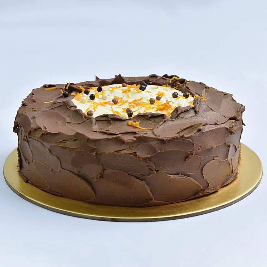 Heavenly Dark Chocolate Caramel Cake One And Half Kg