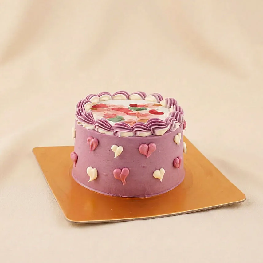 Women’s Day Heart Bliss Chocolate Cake