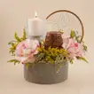 Elegant Rose Vase with Burner n Candle