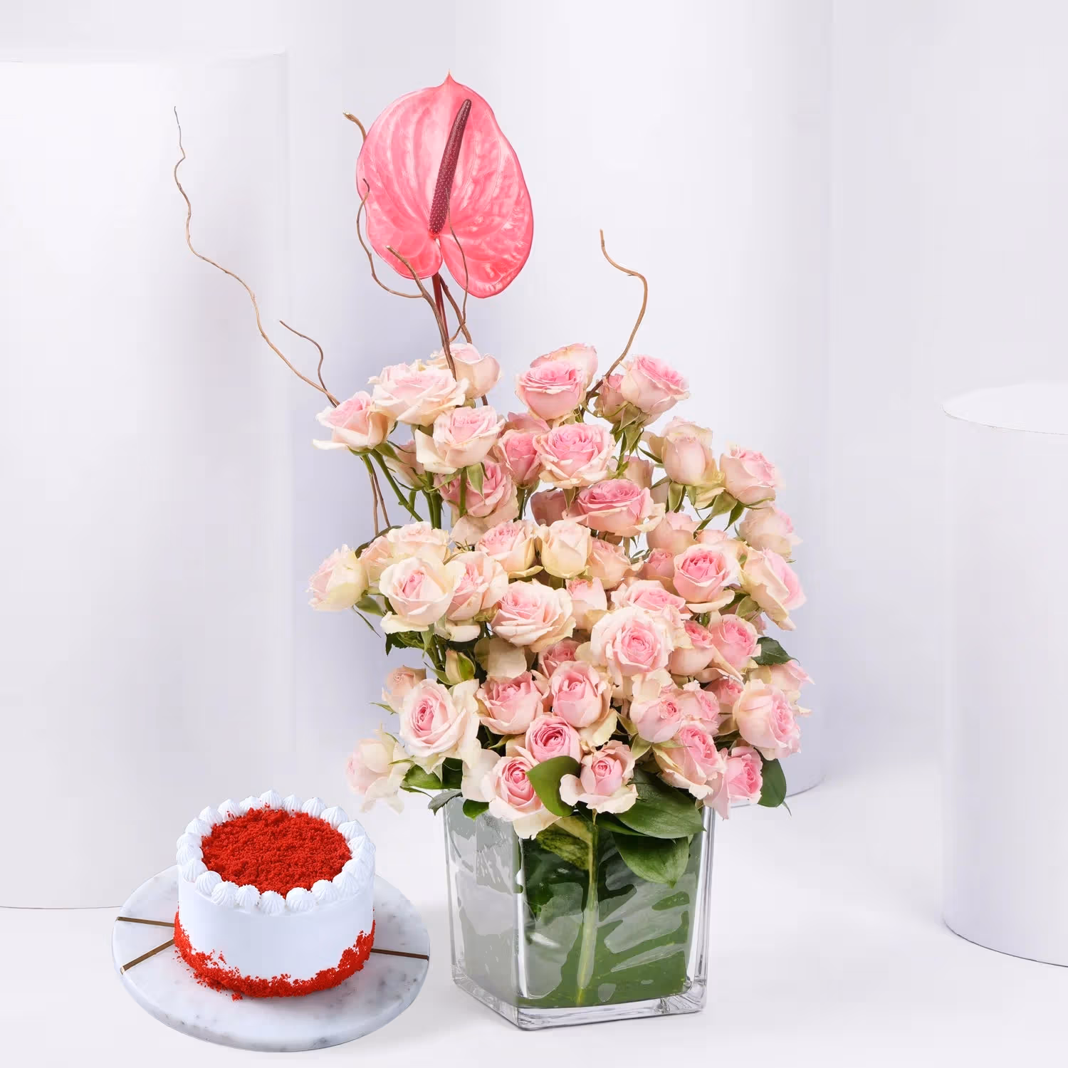 Exquisite Tender Love Roses Arrangement - Arrangement