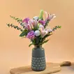 Mesmerising Mixed Flowers Designer Vase