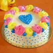 Heart And Roses Designer Chocolate Cake