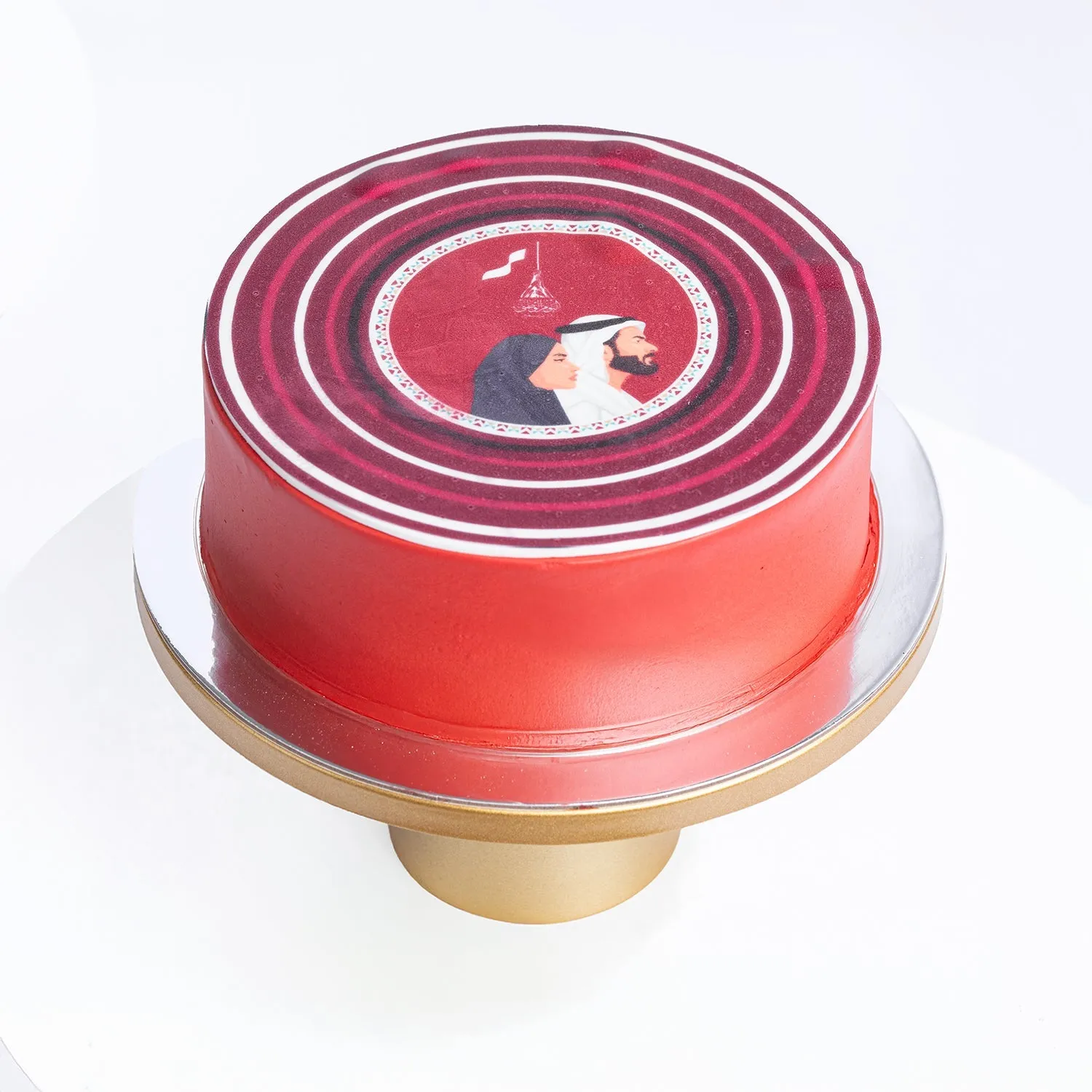 Celebrate Qatar National Day with a Delightful Red Velvet Cake