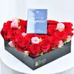 Luxurious Chopard Decorated Box with Red Roses and Wish Perfume