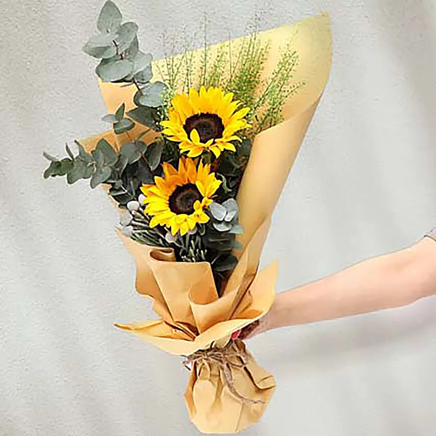 Attractive Bouquet Of Sunshine Add