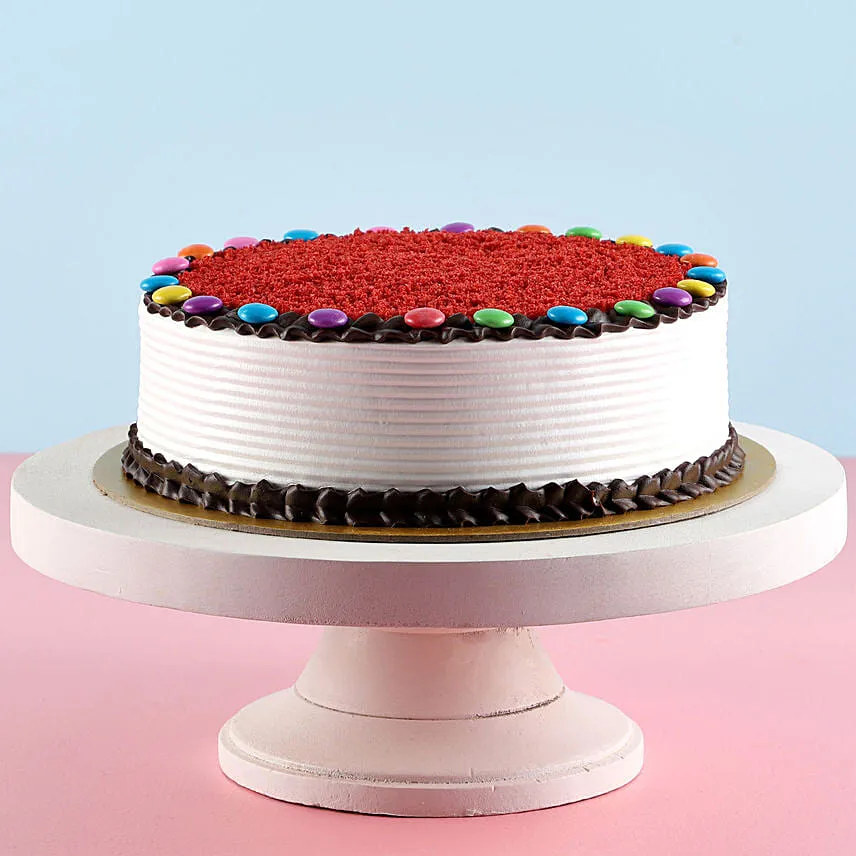 Red Velvet Gems Cake 1.5 Kg