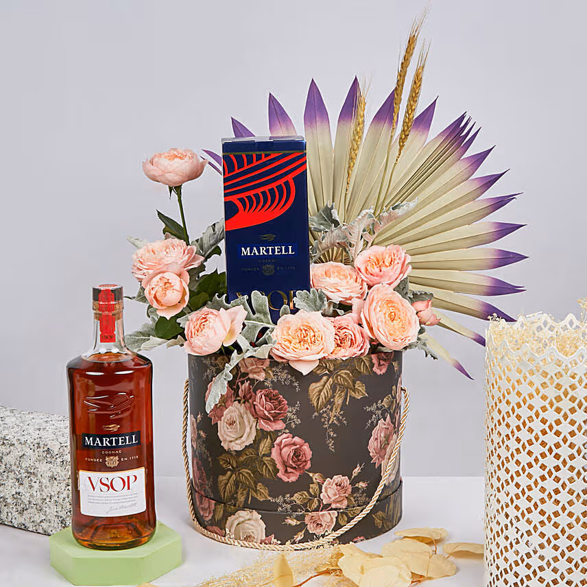 Martell & Roses Celebration Box