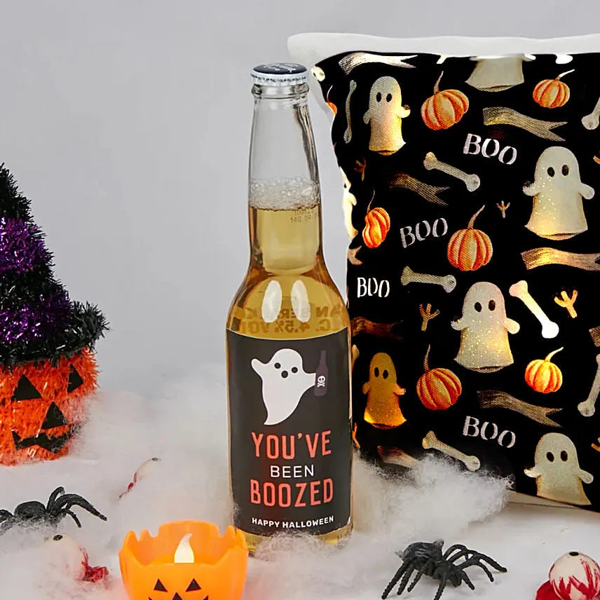 LED Ghost Cushion with Corona Beer