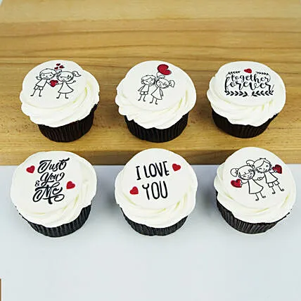 Sweetness of Love: Chocolate and Vanilla Valentine's Cupcakes