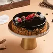 Decadent Crunchy Hazelnut Cake with Rich Chocolate Glaze - 4 Portion
