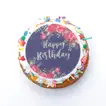 Delicious Chocolate Happy Birthday Cupcakes - 6 Pieces