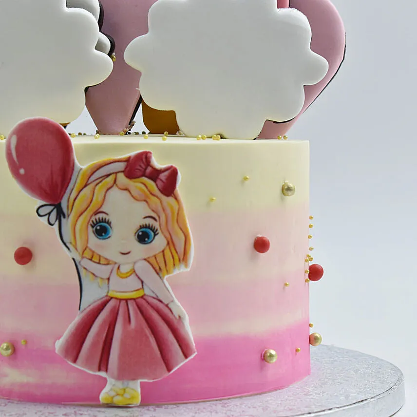 Princess in Wonder Land Chocolate Cake