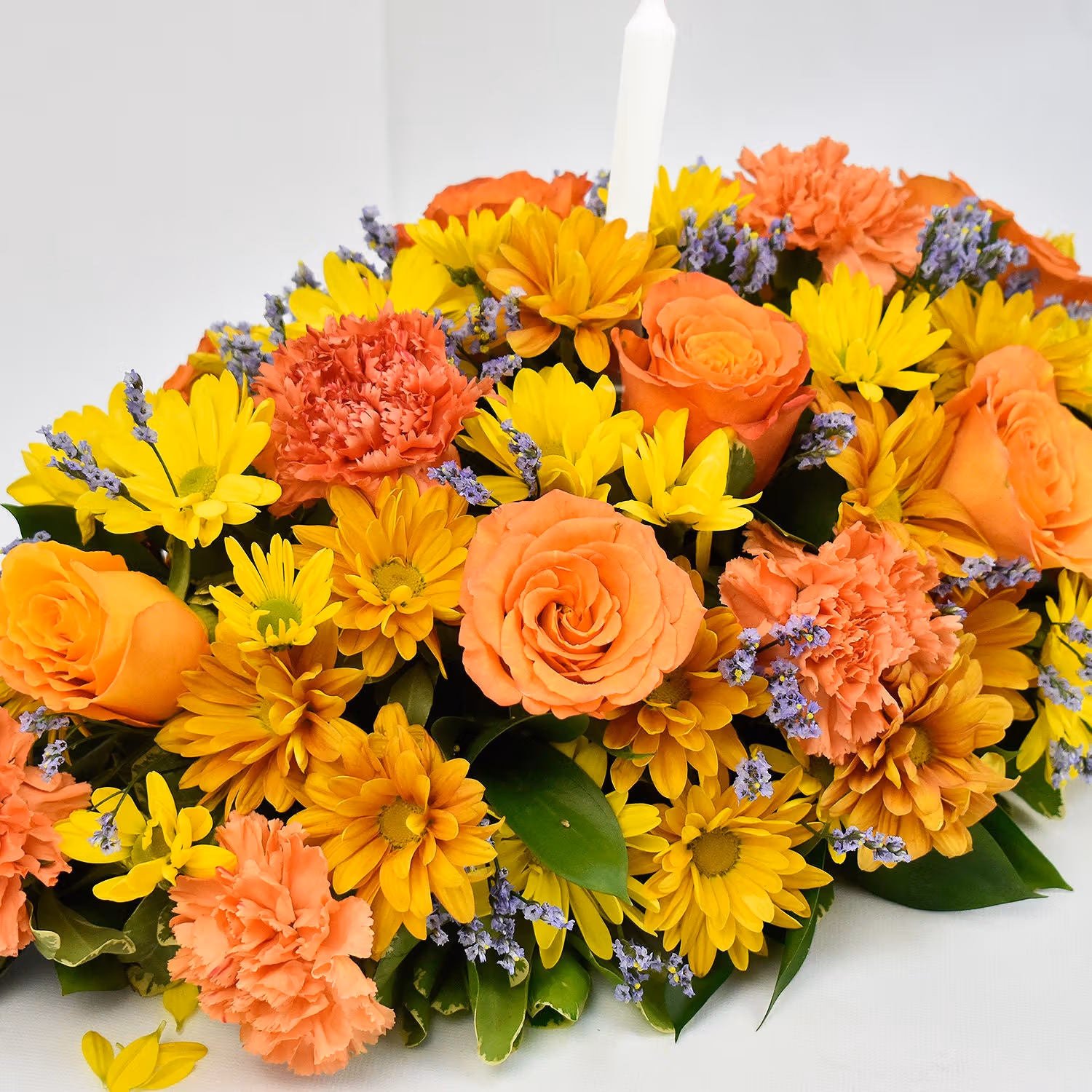 Colorful Flowers Table Arrangement