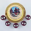 Delicious Spiderman Birthday Cake with Chocolate Cupcakes Set