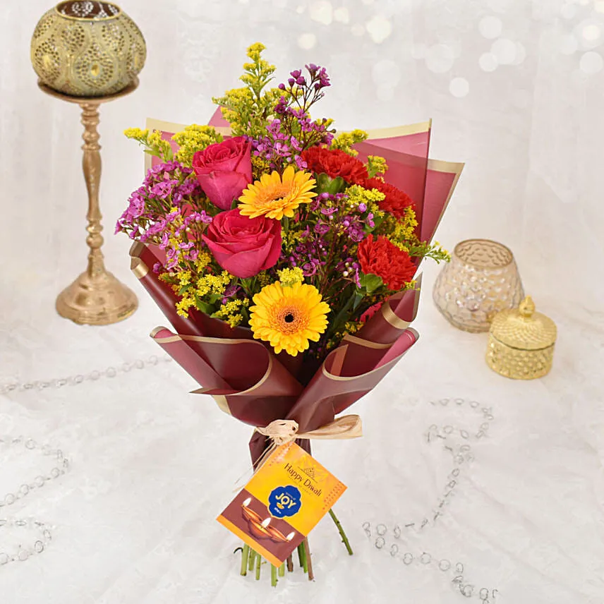 Sparks of Joy Deepavali Flower Bouquet