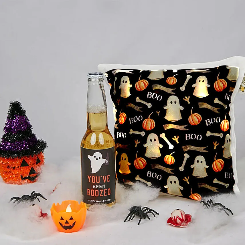 LED Ghost Cushion with Corona Beer