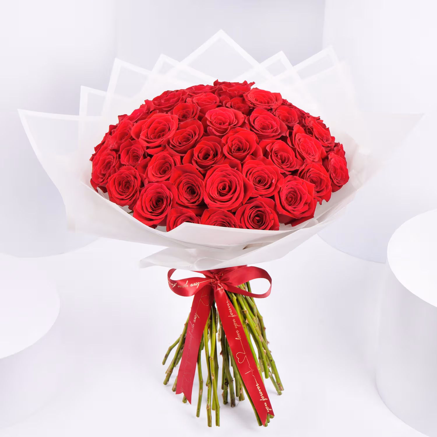 Elegant Red Roses Graduation Bouquet - Celebrate Achievement