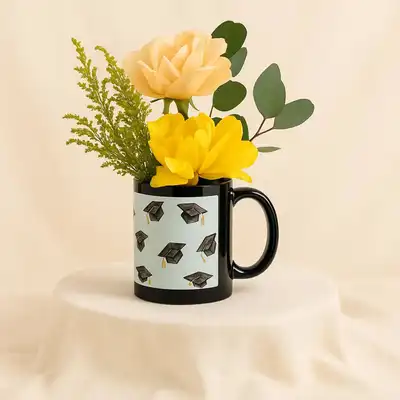 مج ورد التخرج تحية مزهرة