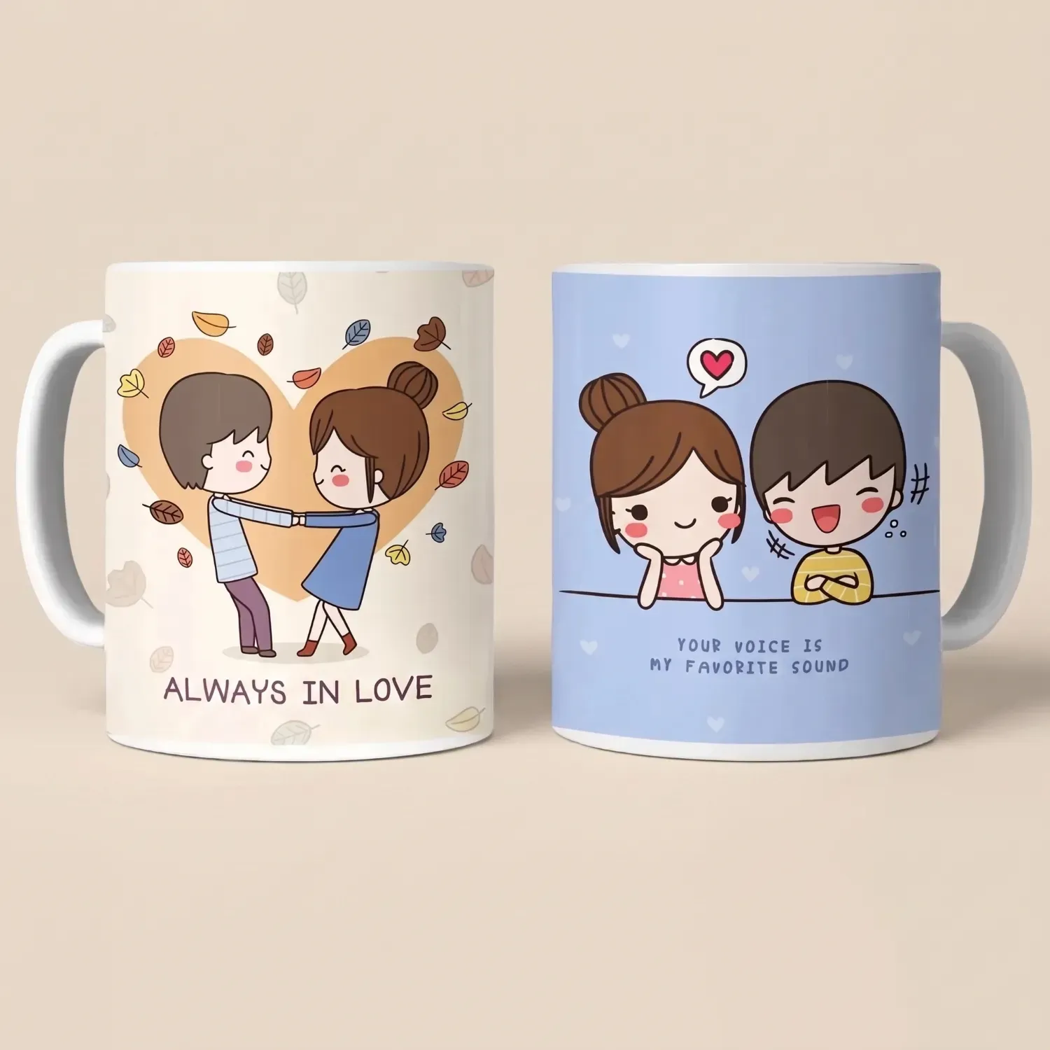 Charming Valentine Mug Combos - Perfect Gift for Couples