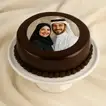 كيكة الشوكولاتة بتصميم الصورة الشخصية – نصف كيلوجرام