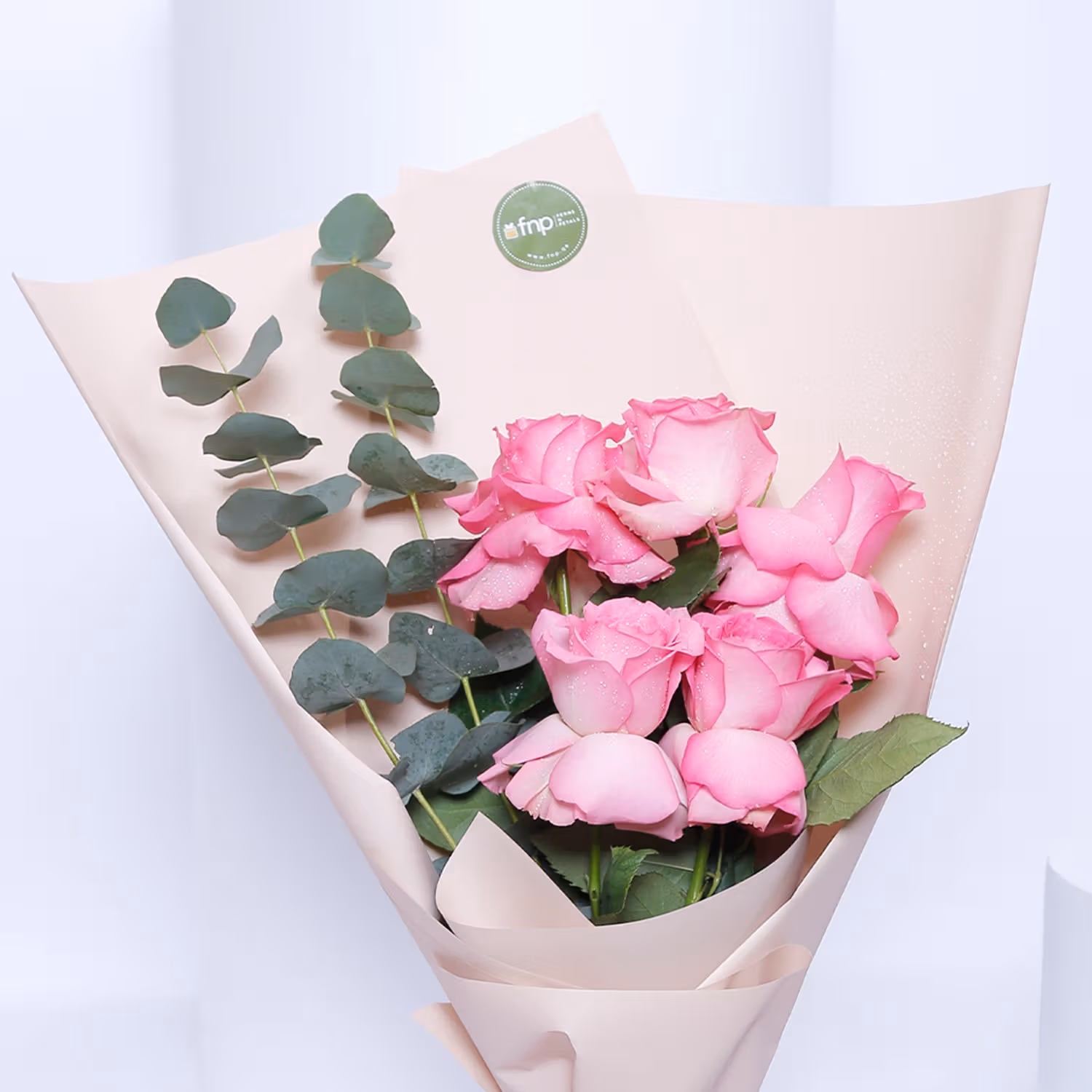 Elegant Pink Roses Bouquet for Eid Mubarak Celebration