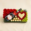 Luxury Roses n Sparkling Juice Gift Set 