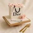 كيك عيد ميلاد بنات تصميم ديور - شوكولاته