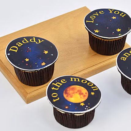Out of This World Father's Day Cupcakes - Red Velvet Delight