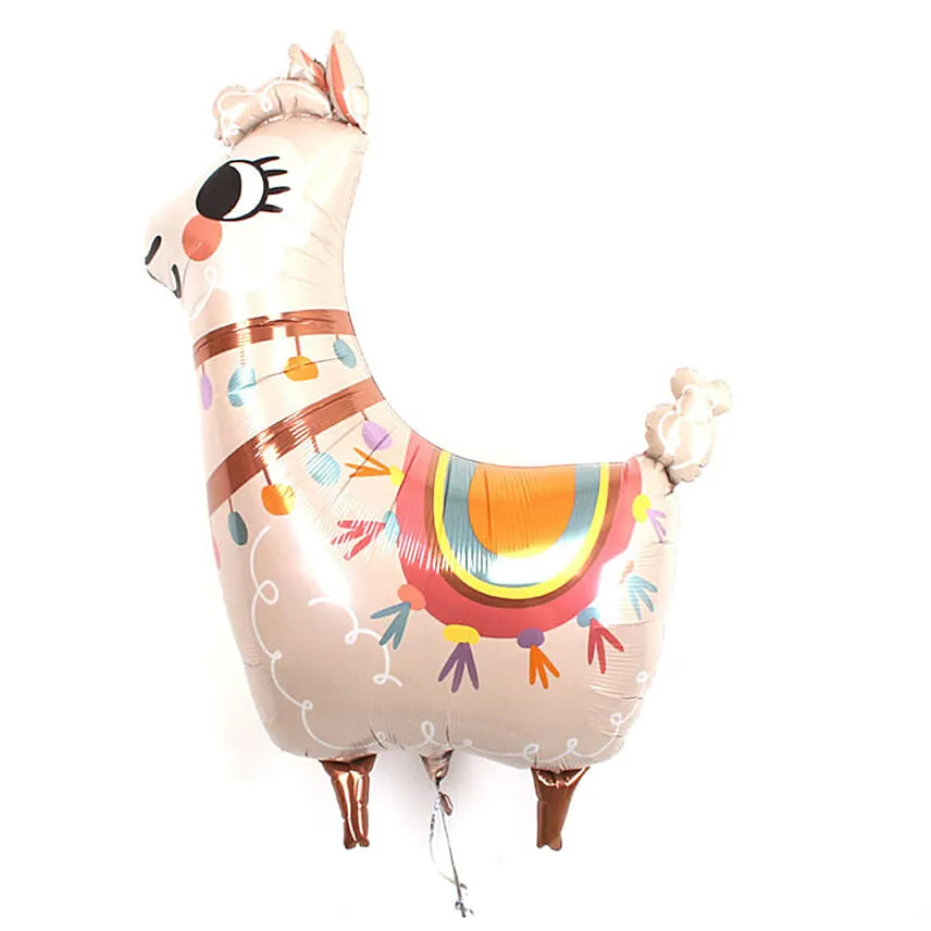 Loveable Llama Foil Balloon 45 inch