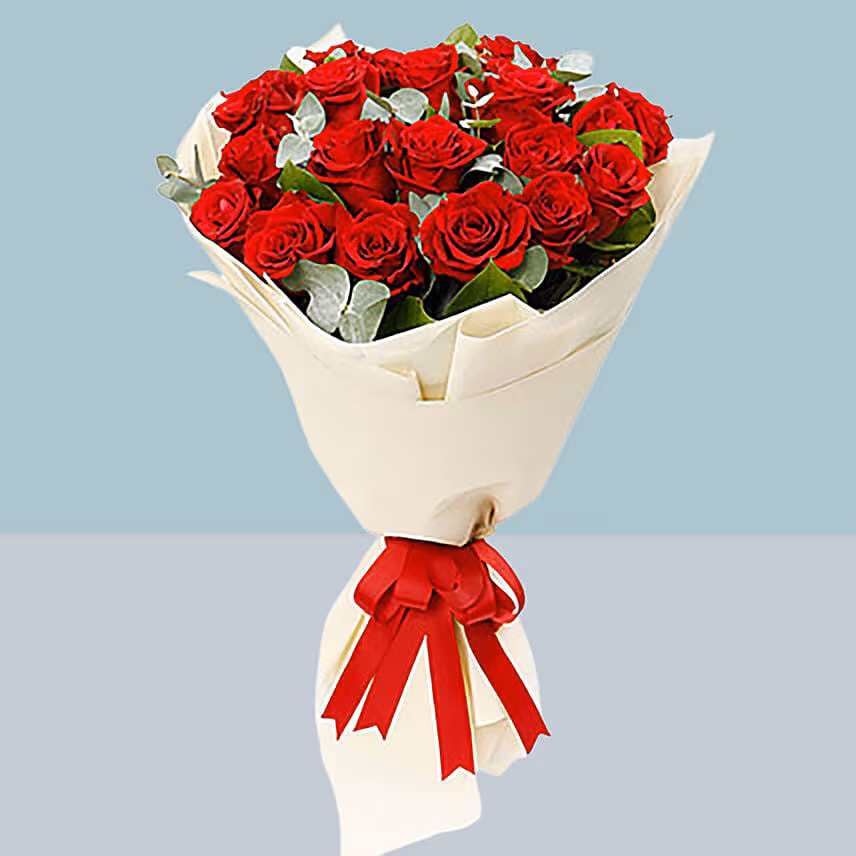 Desirable 20 Red Roses Bouquet