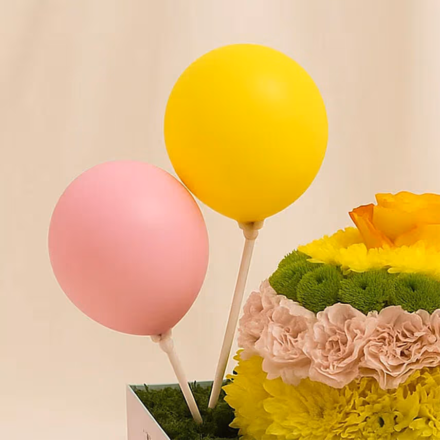 Floral Birthday Cake