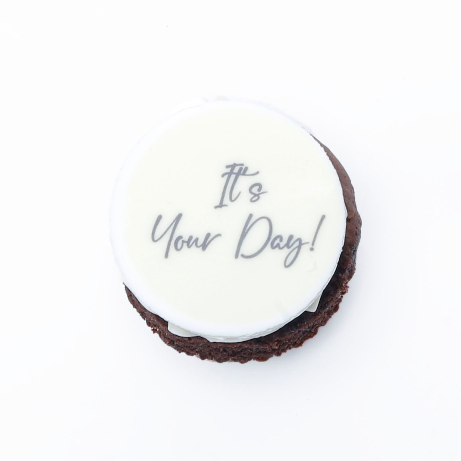 Delicious Chocolate 'Congrats' Cupcakes - Box of 6