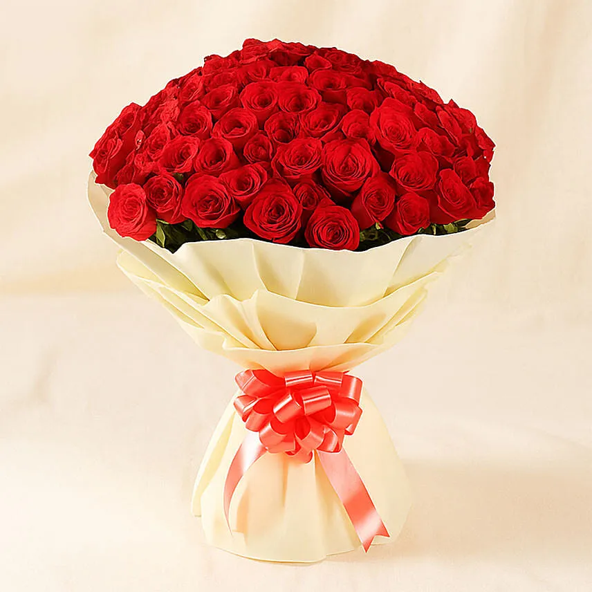 Elegent Bouquet of 99 Roses