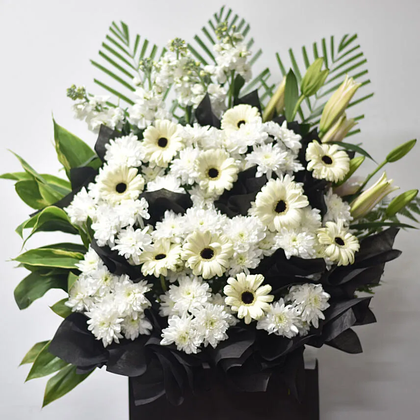 Daisy Condolence Stand